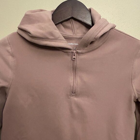 NWT Abercombie Kids Girls Scuba Pullover Sweater Hoodie Size 13/14 Pink - Picture 3 of 12